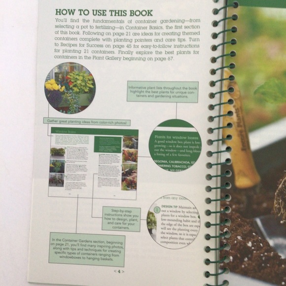 MIRACLE GRO CONTAINER GARDEN HOW TO WATERPROOF BOOK NWT - Picture 10 of 16